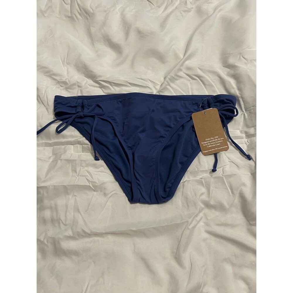 Hobie Navy Blue Side-Tie Bikini Bottoms